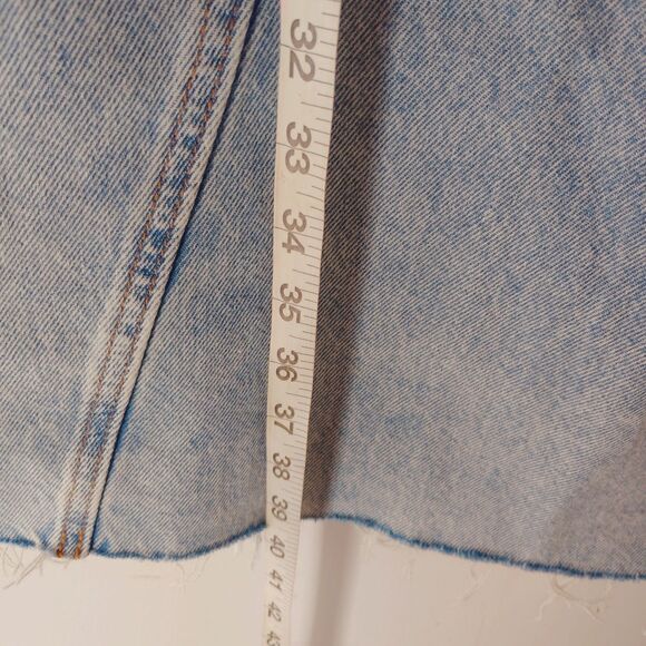 NWT Levi's Women's denim Long Icon maxi skirt size 32 Y2K - Picture 5 of 10